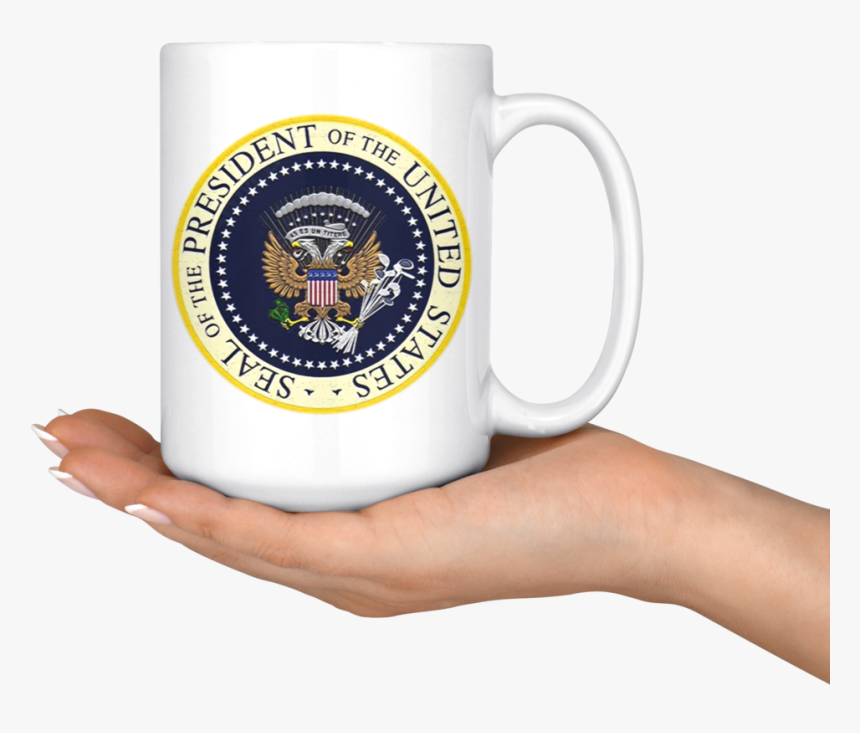 Charles Leazott 15oz Mug Fake Presidential Seal 15oz - Presidential Seal Doctored With Symbols Of Russia, HD Png Download