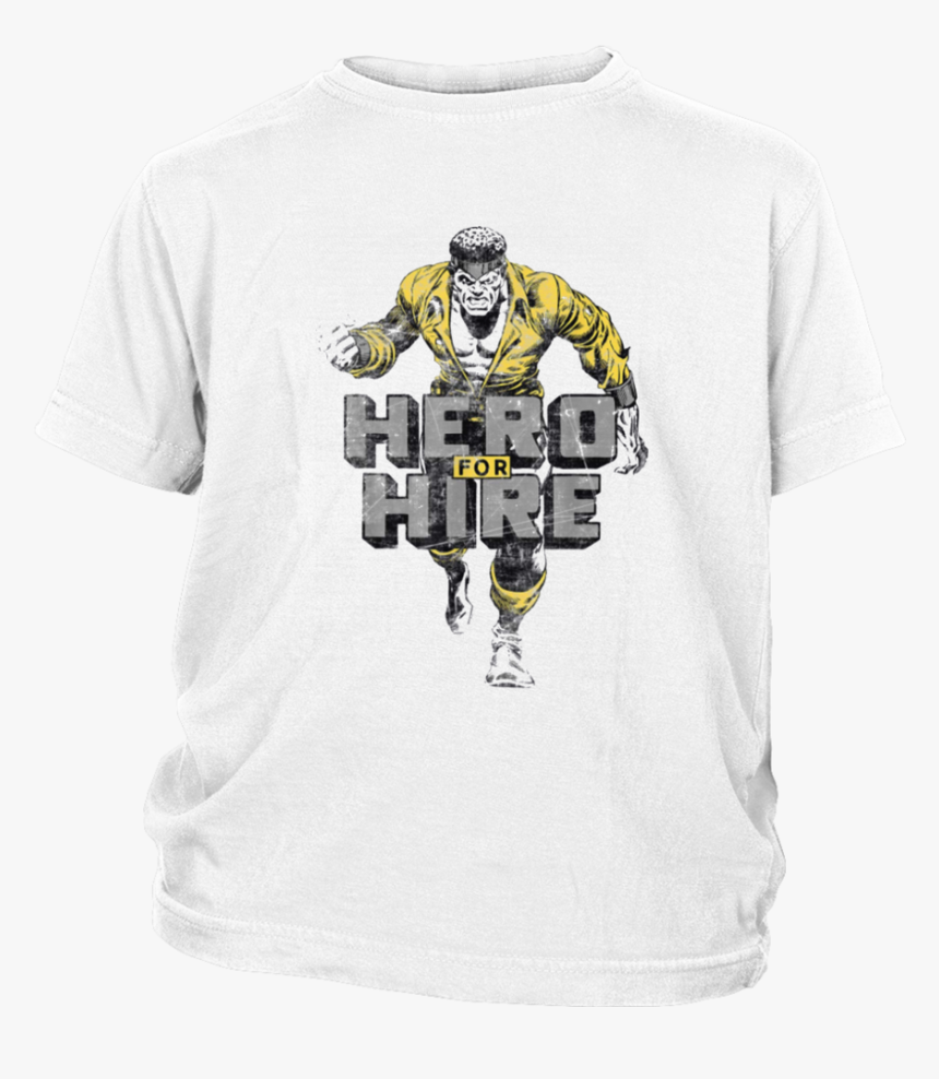 Marvel Heroes For Hire Luke Cage Stance Graphic T-shirt - Please For The Love Of God Stop Being Mean To Me, HD Png Download