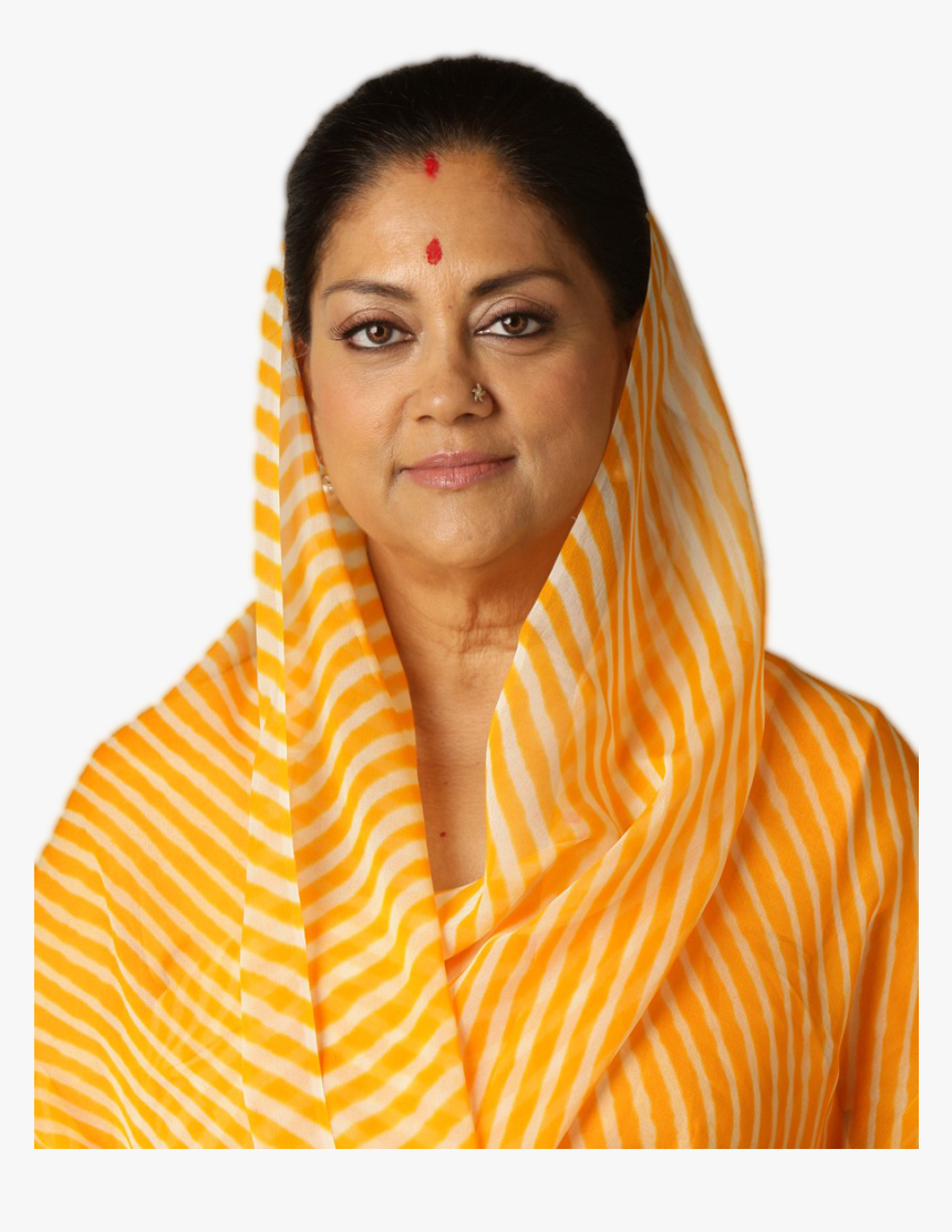 Vasundhara Raje Png Photo Cm Rajasthan - Vasundhara Raje, Transparent Png