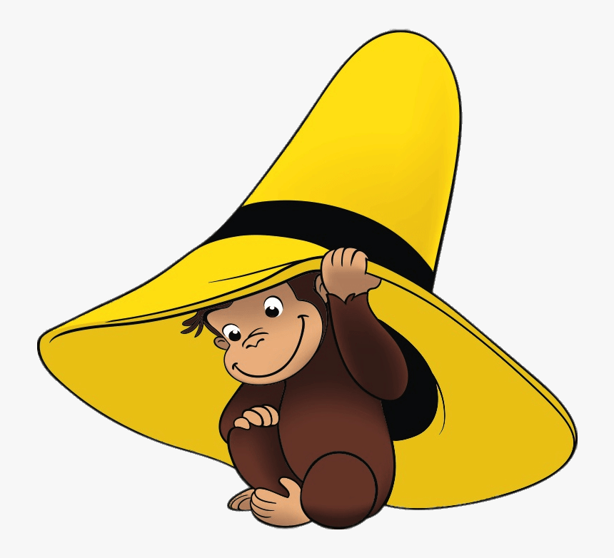 Curious George With Yellow Hat, HD Png Download, png image,png, free downlo...