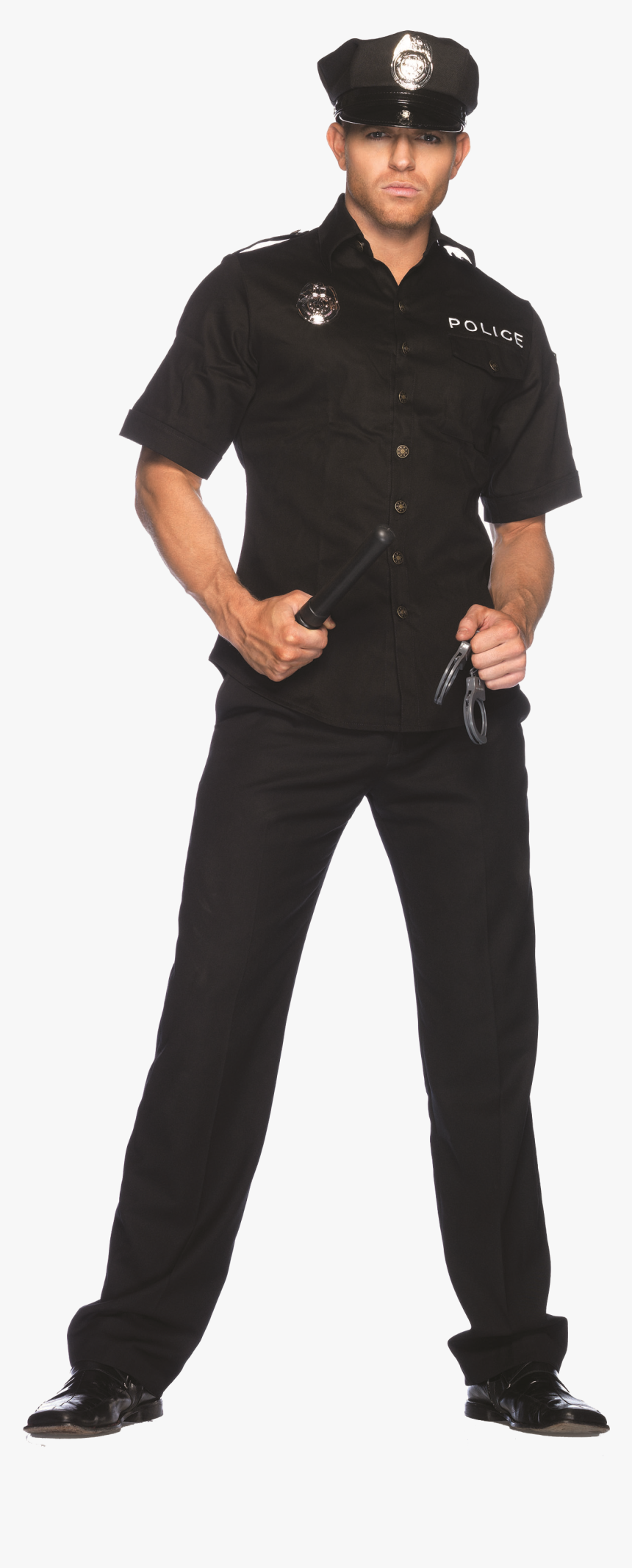 Policeman Png - Police Officer Costume Man, Transparent Png