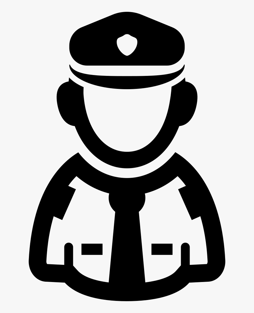 Policeman - Pilot Icon Png, Transparent Png