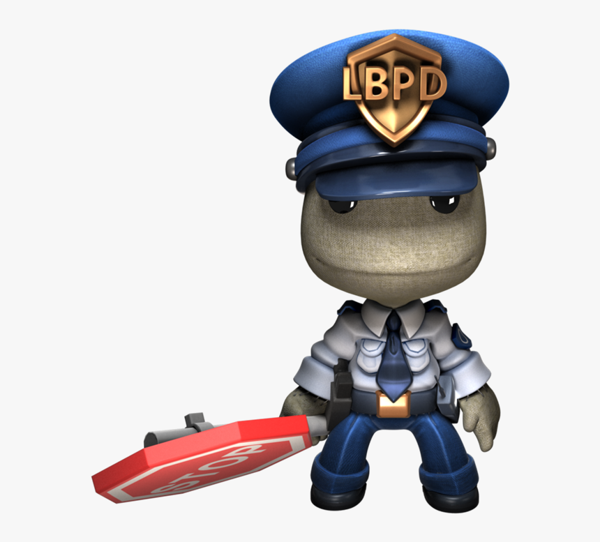 Policeman Front - Little Big Planet Police, HD Png Download