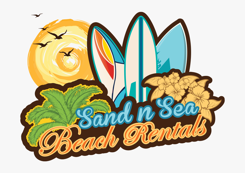 Sand N Sea Beach Rentals Florida Surfing Clip Art Hd Png