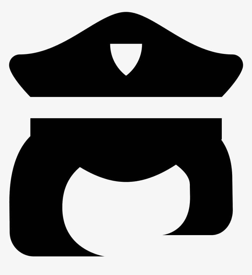 Policeman Female Icon, HD Png Download