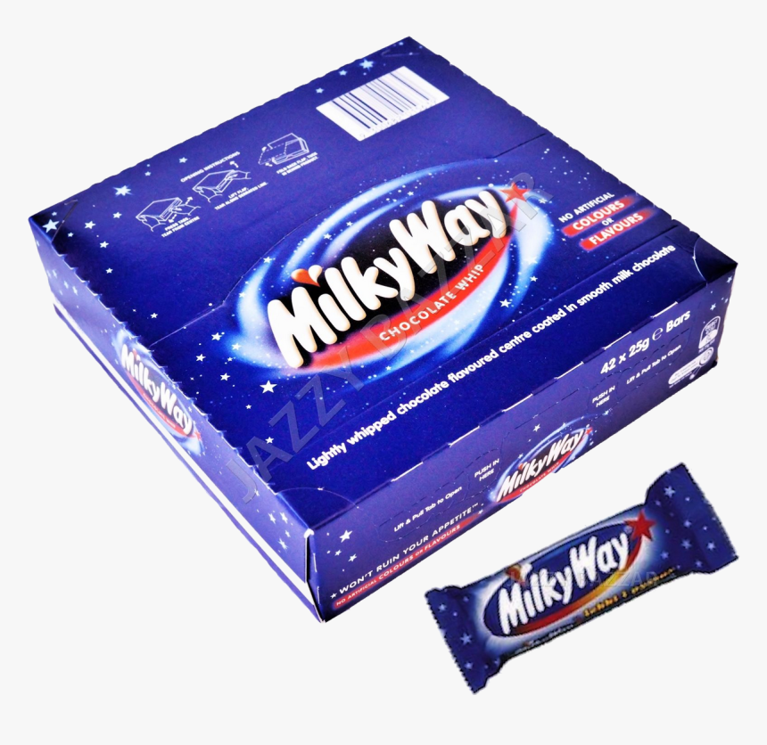 Milky Way Milk Chocolate Bars Box 42 X 25g - Milky Way Chocolate Bar, HD Png Download