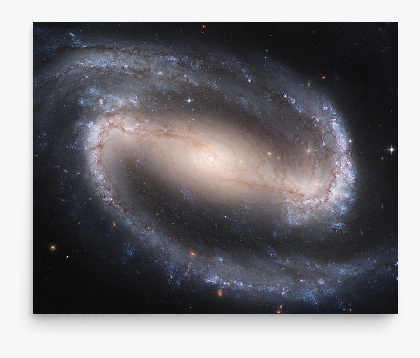 Transparent Spiral Galaxy - Barred Spiral Galaxy, HD Png Download