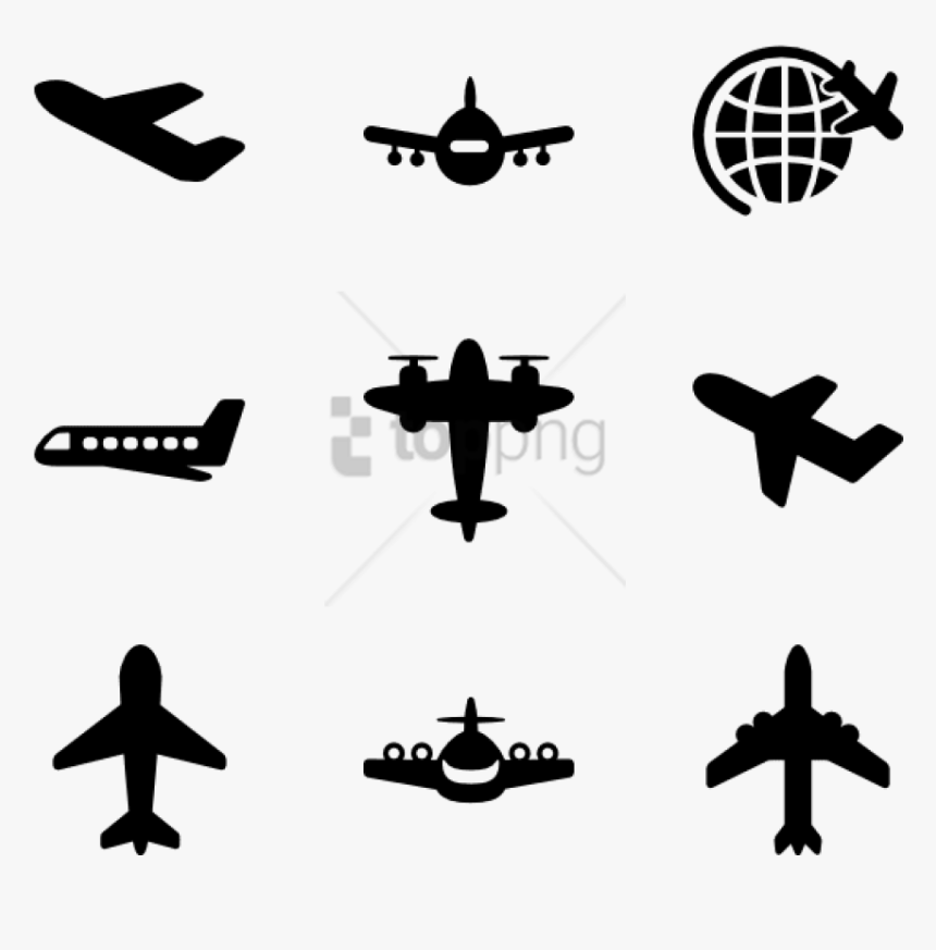 Free Png Download Airplane Vector Icon Png Images Background - Cute Airplane Vector Png, Transparent Png