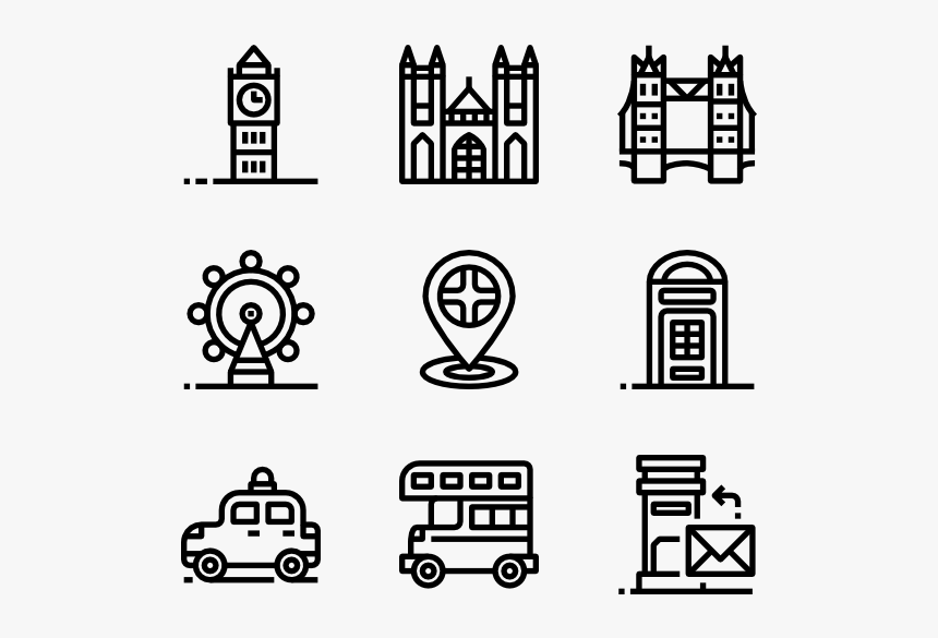 Travel To England - School Icon Vector Png, Transparent Png