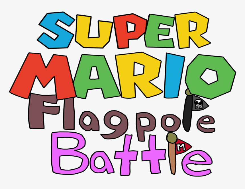 Mario Clipart Flagpole, HD Png Download
