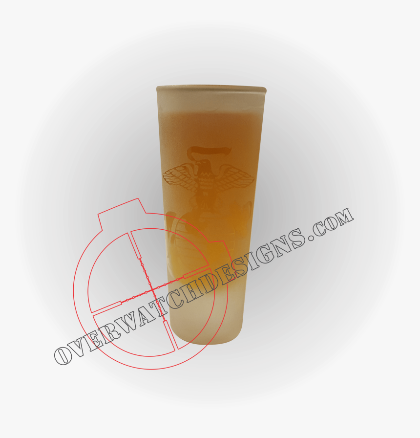 Eagle Globe And Anchor Shot Glass - Pint Glass, HD Png Download