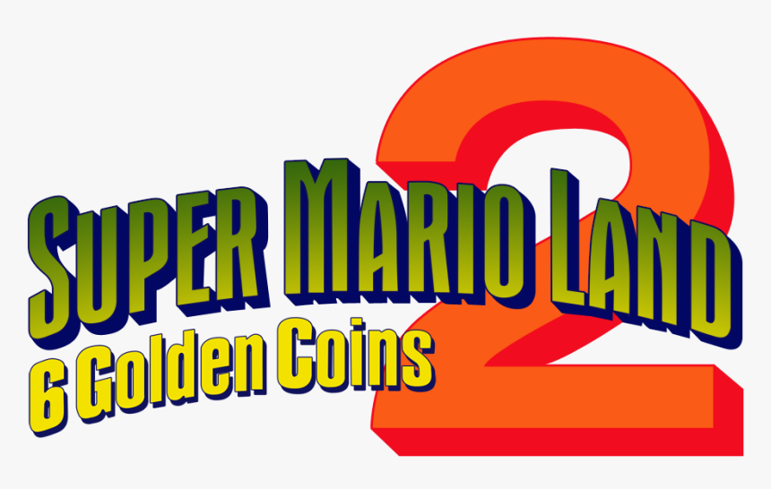 Super Mario Land 2 6 Golden Coins Logo, HD Png Download