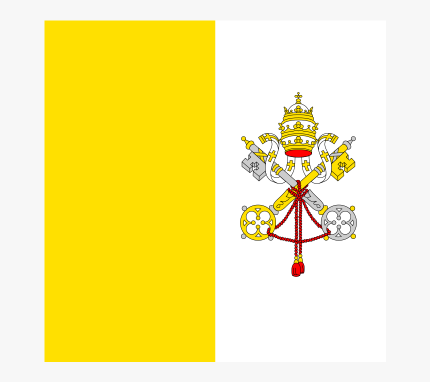 Va Vatican City Flag Icon - Vatikani Lipp, HD Png Download