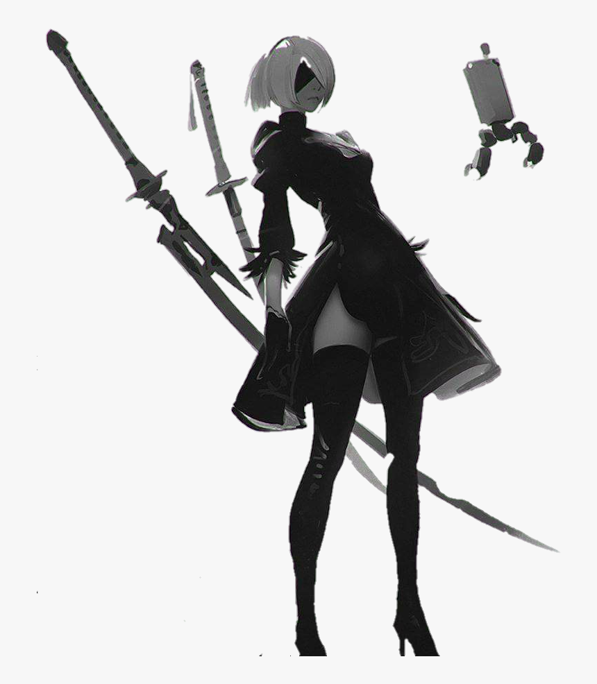 Nier Automata 2b Logo Transparent Nier Automata 2b Png 2b Nier Images ...