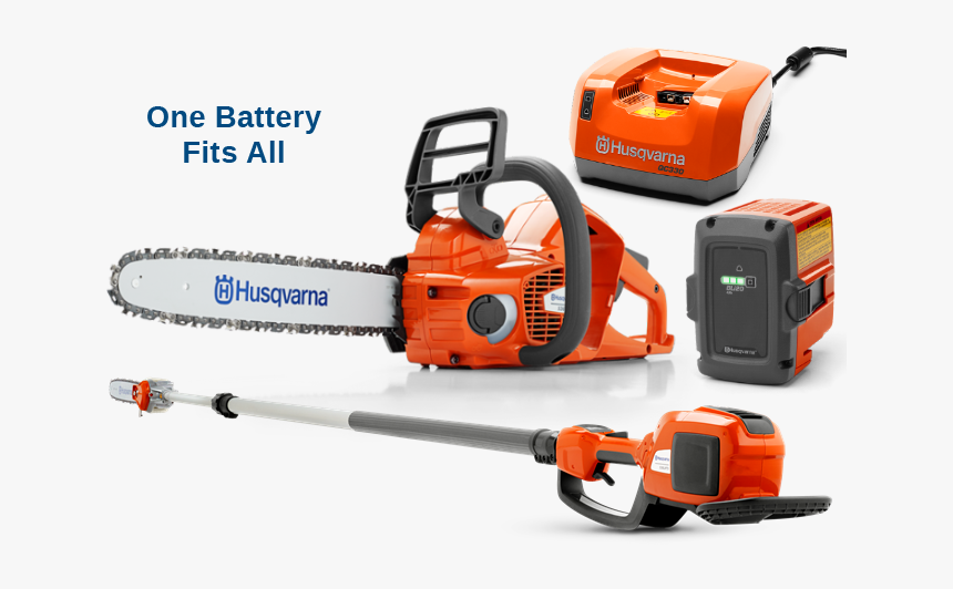 Husqvarna Pro Battery Tree Equipment - Husqvarna Battery Chainsaw, HD Png Download