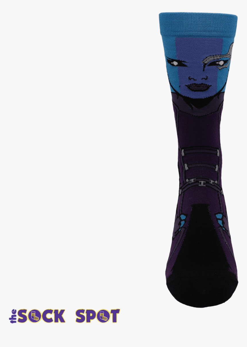 Marvel Guardians Of The Galaxy Nebula 360 Superhero - Sock, HD Png Download