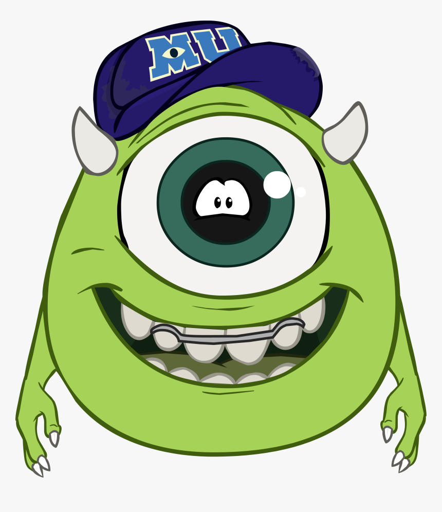Club Penguin Wiki - Monsters Inc Cartoon Mike, HD Png Download