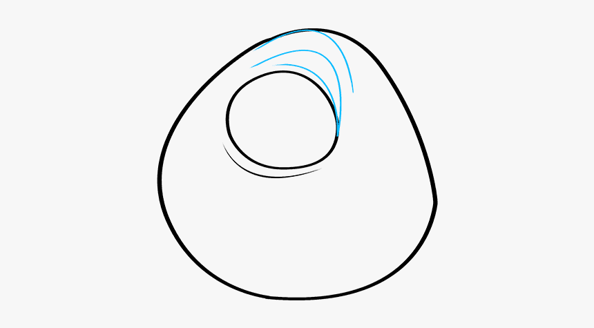 How To Draw Mike Wazowski From Monsters, Inc - Circle, HD Png Download