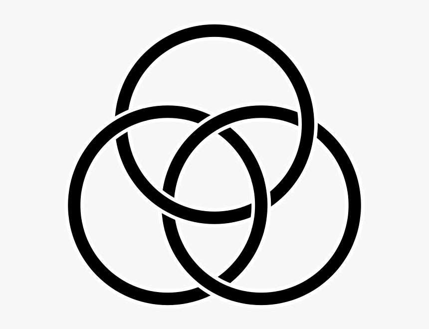 Borromean Rings Svg Clip Arts - Borromean Rings, HD Png Download