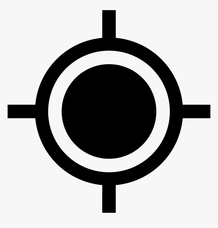 Transparent Target Icon Png - Microorganisms Black And White Transparent, Png Download