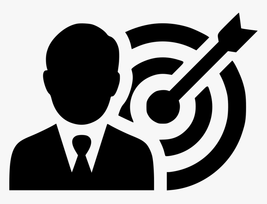 Man Target Goal Success Bullseye Comments - Goal Png, Transparent Png