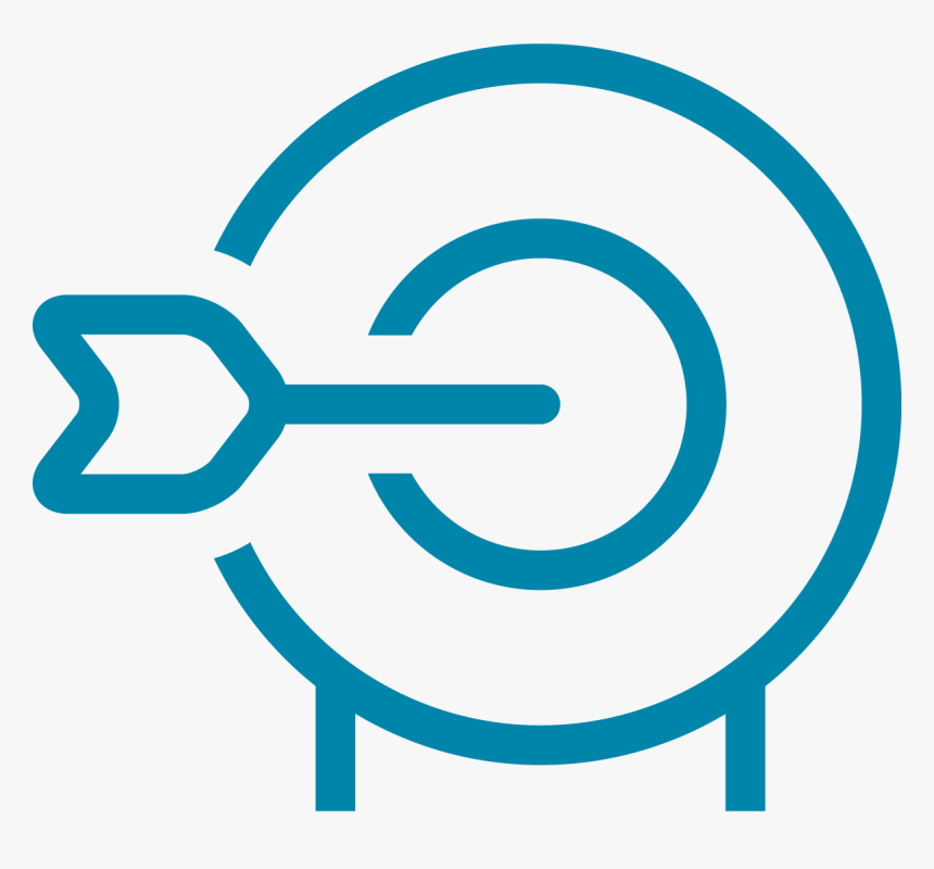 Blue Target Icon - Portable Network Graphics, HD Png Download