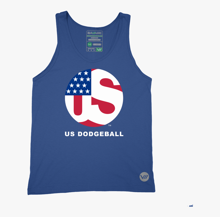 Us Dodgeball Cotton Tank - Crest, HD Png Download