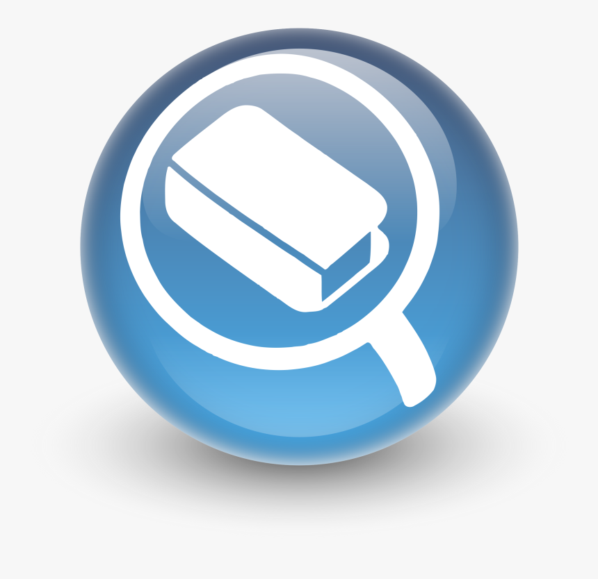 Glossy Search Icon For Opac Clip Arts - Opac Icon, HD Png Download