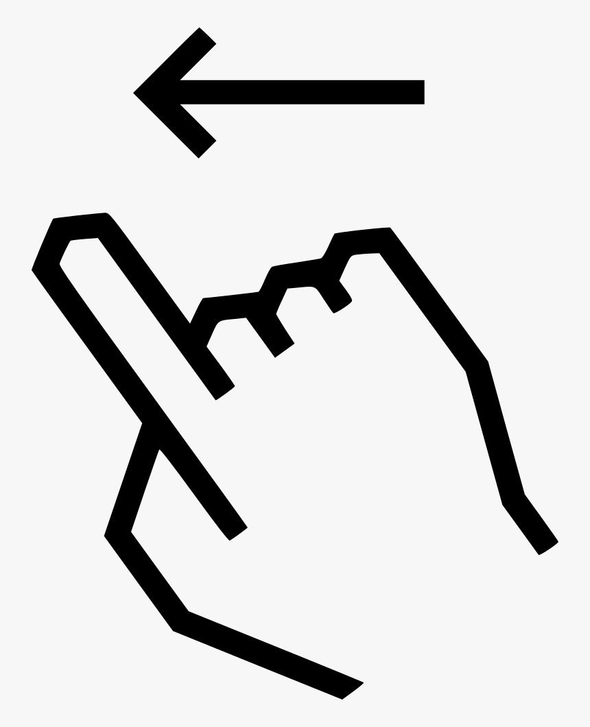 Swipe Left Arrow , Png Download - Swipe Left Arrow Png, Transparent Png