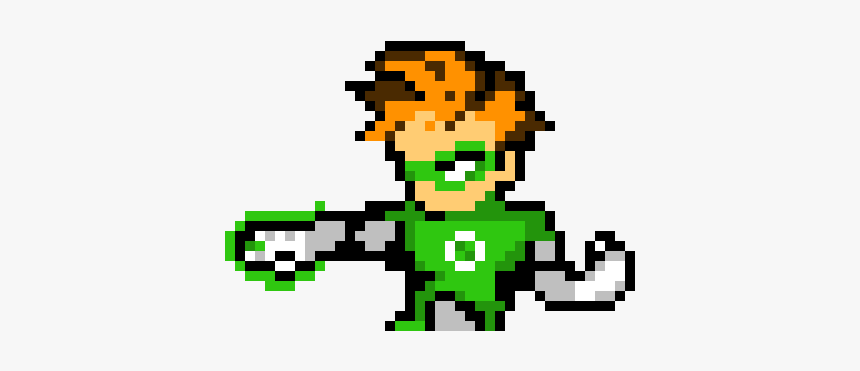 Pixel Art Green Lantern, HD Png Download