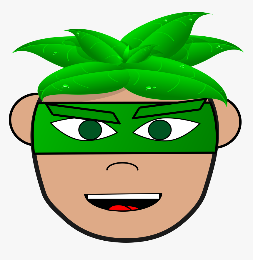 Plant,leaf,food - Super Hero Head, HD Png Download
