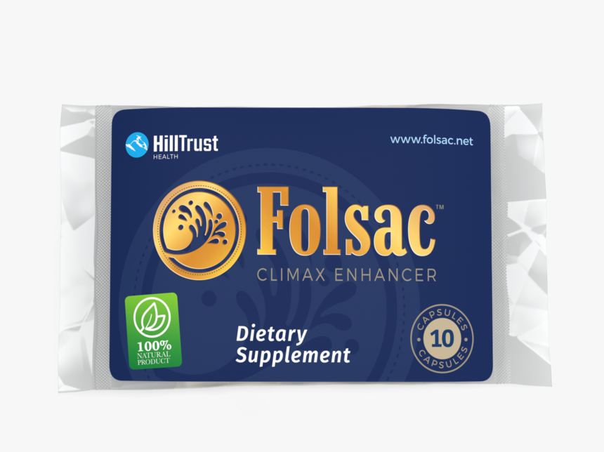 Folsac Climax Enhancer Supplements - Medical, HD Png Download