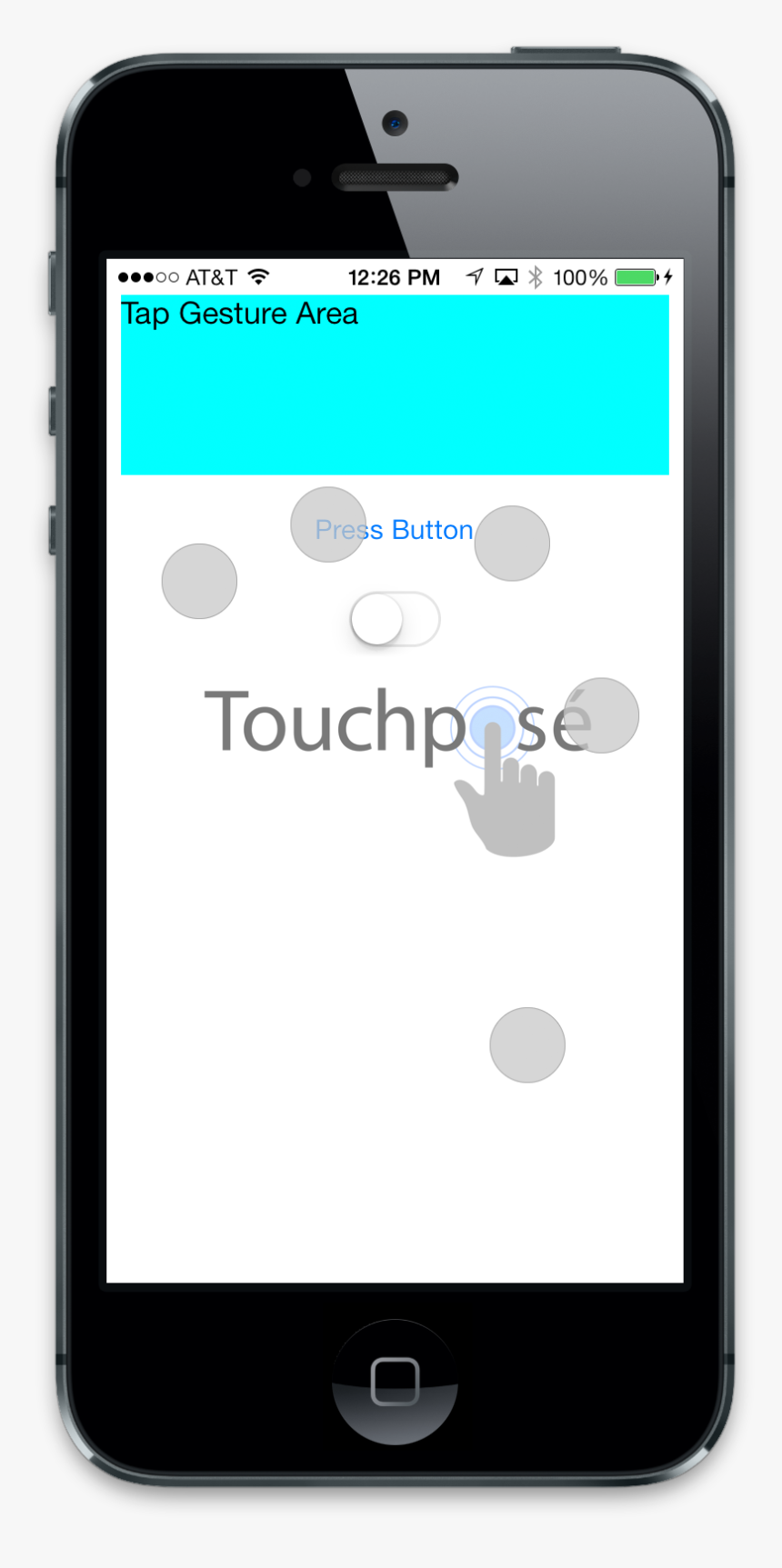 Touchpose Iphone Screen, HD Png Download