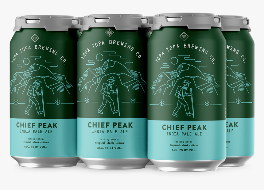 Chief Peak Ipa 6 Pack Web - Chief Peak Topa Topa, HD Png Download
