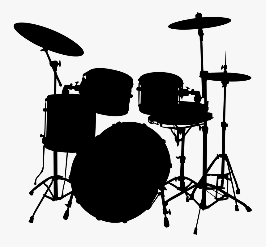 Audio, Aural, Cymbals, Drums, Ears, Hearing, Instrument - Drum Kit Clip Art, HD Png Download