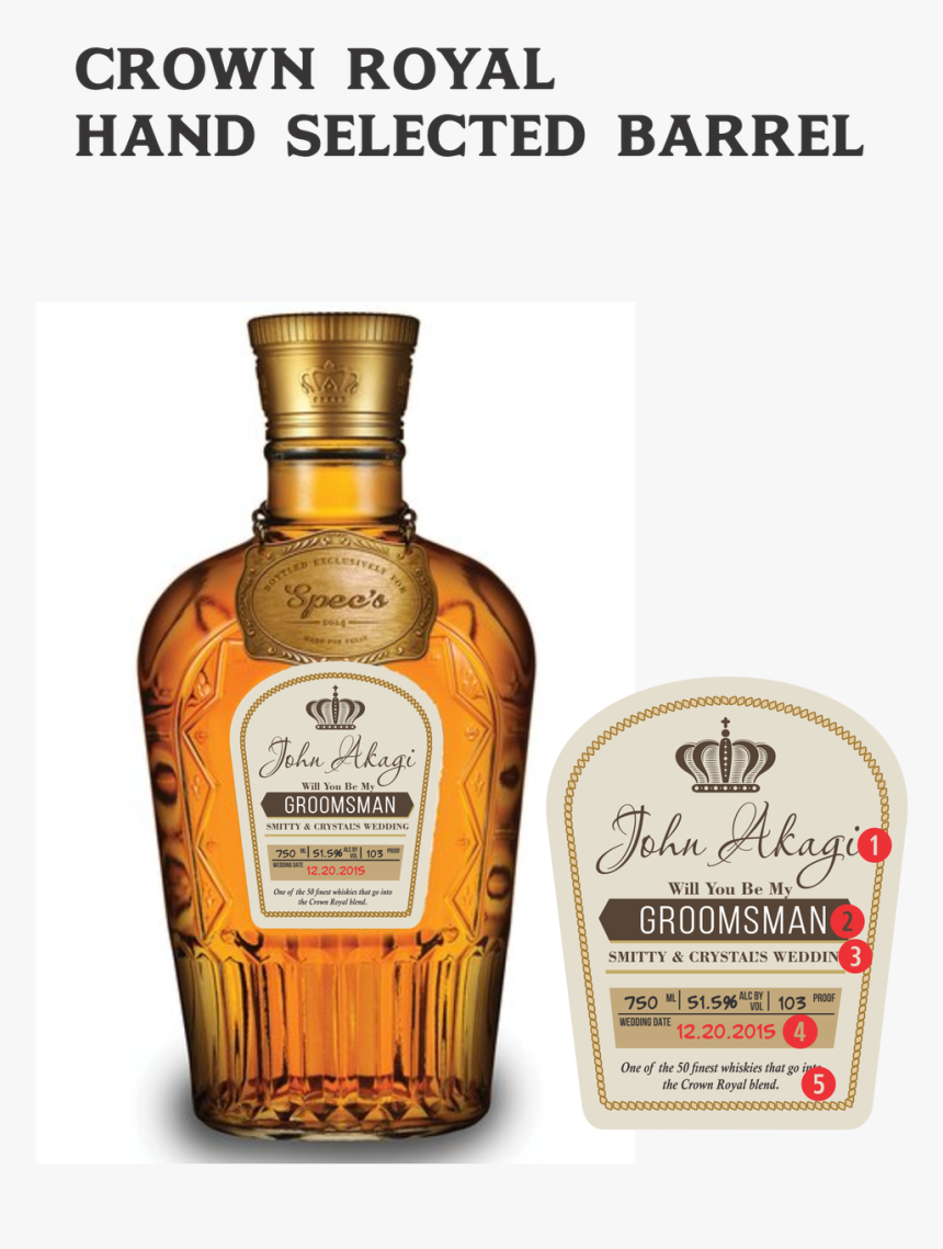 Crown Royal Hand Selected Barrel, HD Png Download