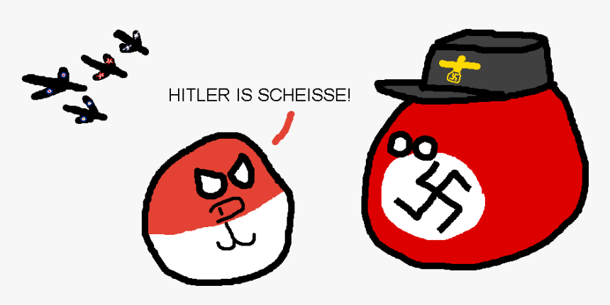 Polandball Wiki - Polandball Warsaw Uprising, HD Png Download