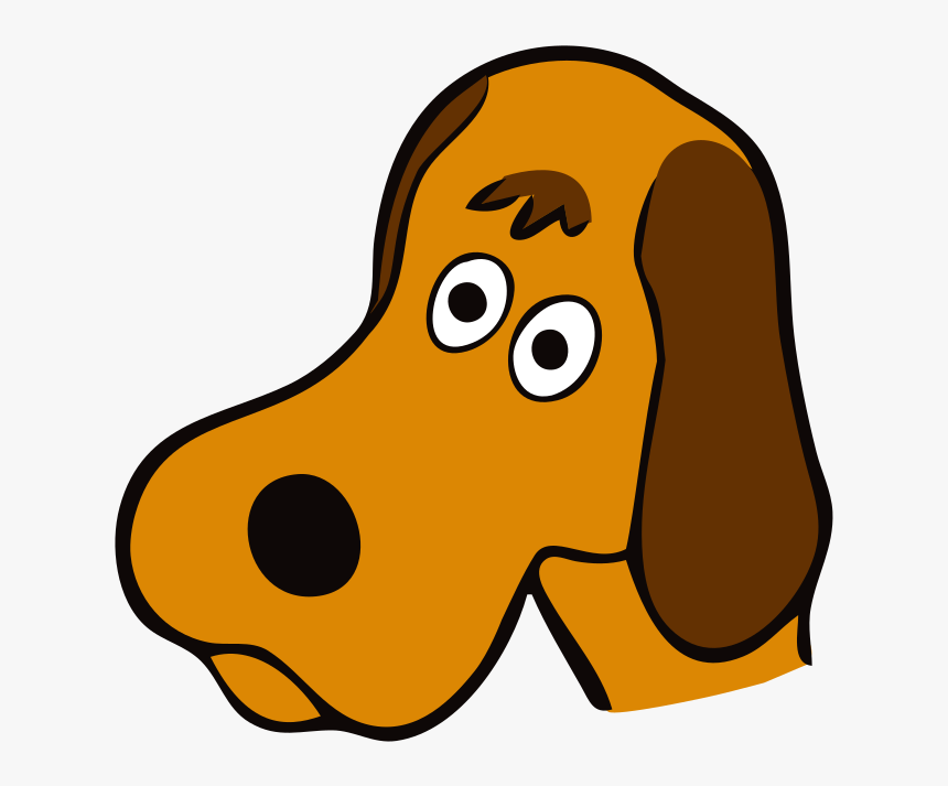 Dog, Animal, Sad, Brown, Face, Head - Sad Dog Vector Png, Transparent Png