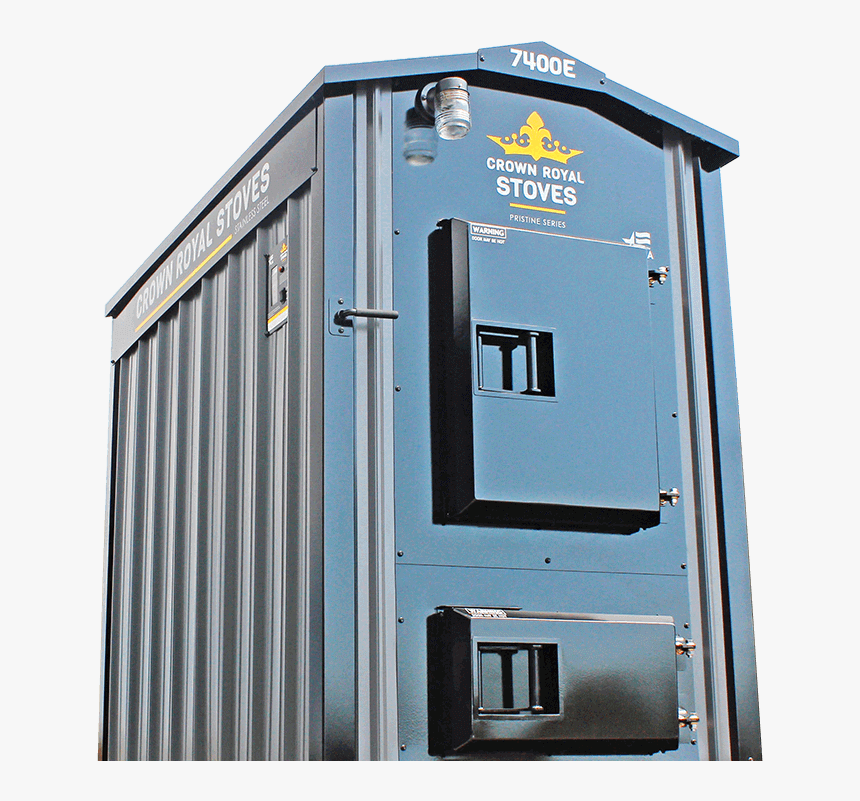 Outdoor Wood Furnace Pristine 7400e - Crown Royal 7400e, HD Png Download