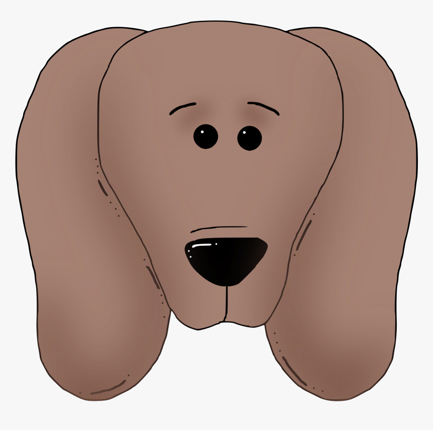 Dog Face 4 Clip Arts - Dog Face Clip Art, HD Png Download