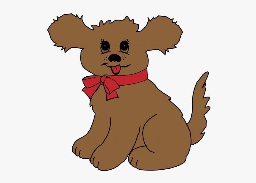Dog X Cute Face Clip Art Puppy Cartoon Clipart Pictures - Clipart Brown Puppy, HD Png Download