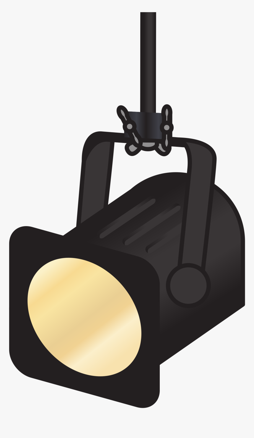 Theater Or Studio Spotlight On Roof Mount Clip Arts - Studio Lights Clipart Png, Transparent Png