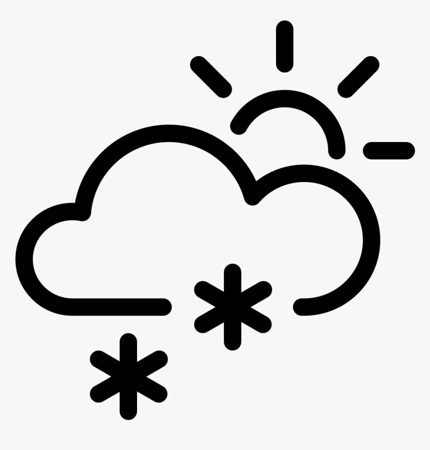 Transparent Snow Icon Png - Rain And Sun Icon, Png Download