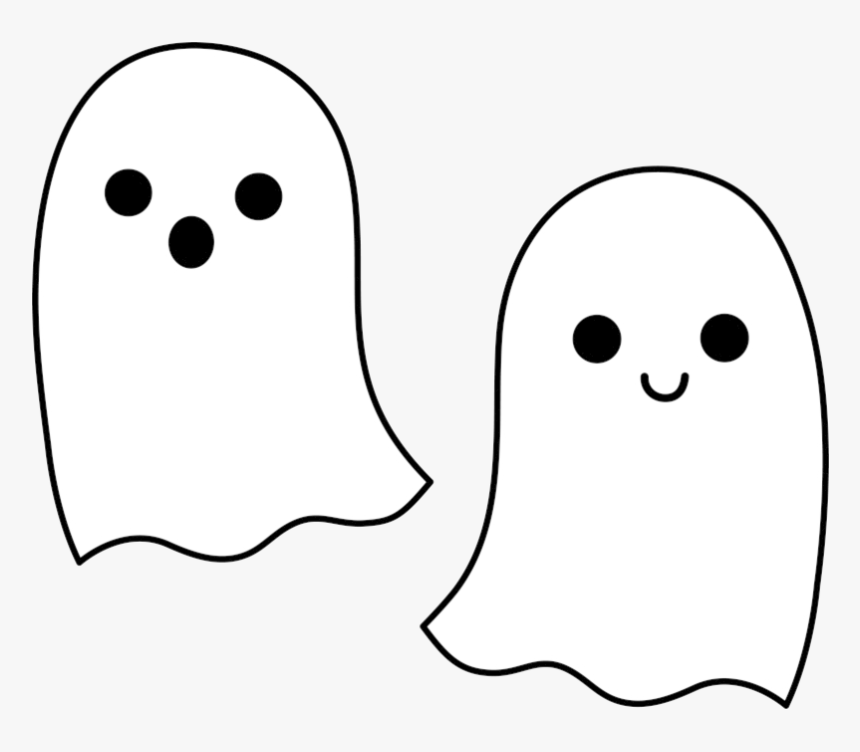 Ghost Cartoon Cute Clipart Free Images Transparent Cute Ghost Coloring Pages HD Png Download 