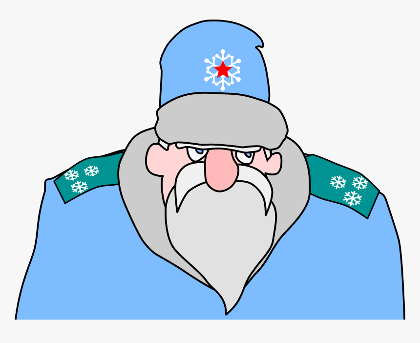 Russian Military Santa Claus - Russian Male Clipart, HD Png Download