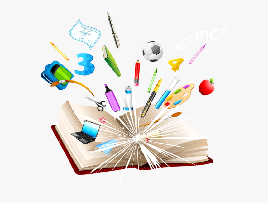 Gratis Png, Clipart, Crayon, Journal Inspiration, School - School Materials Clipart, Transparent Png