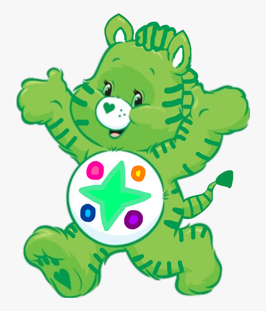 Ninja Star Zebra - Care Bears Piece Of Heart Bear, HD Png Download