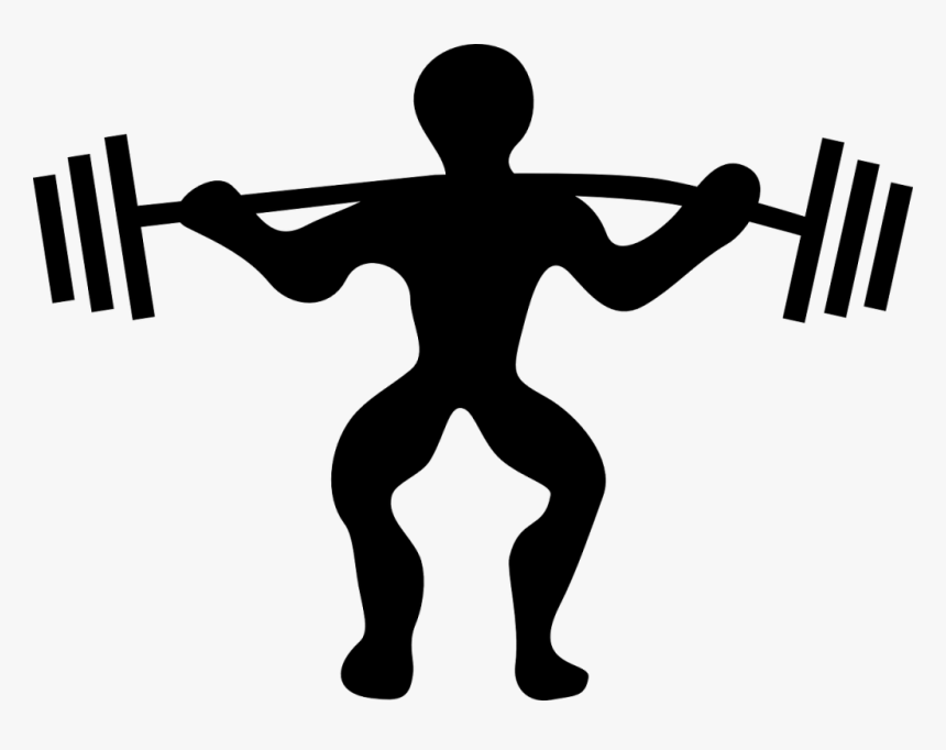 Weightlifter, Strong, Strength, Weights, Training - Lifting Weights Clipart, HD Png Download