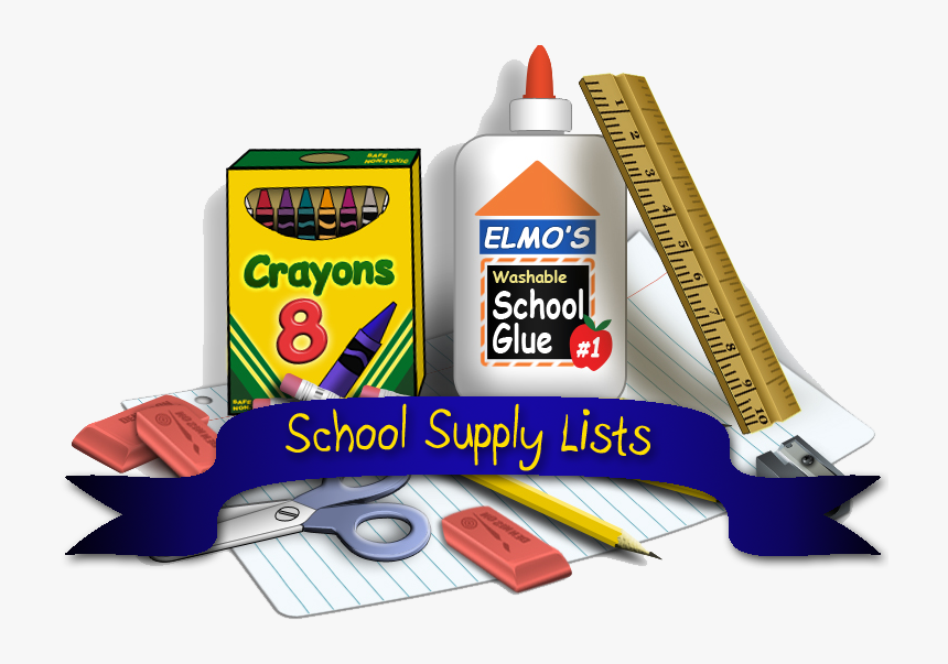 Back To School Supplies Png, Transparent Png