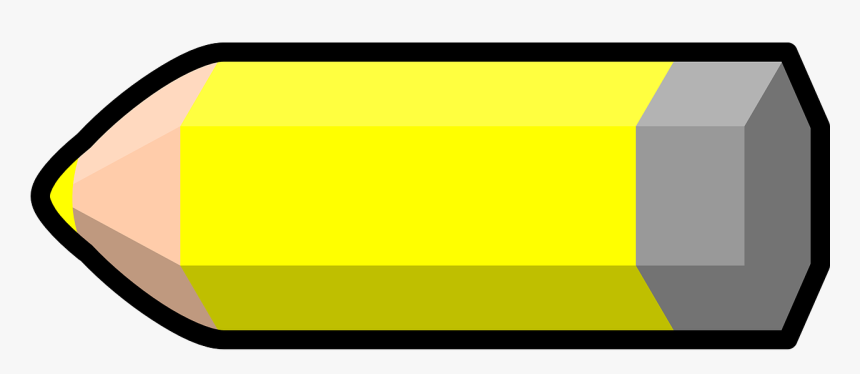 Yellow Colored Pencil Clip Art, HD Png Download